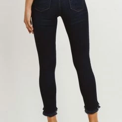 Just USA Denim Just USA Frayed Hem Skinny Jeans