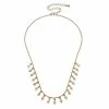 Canvas Jewelry 'Diamond Drip Chain Necklace'- Gold Accessories/Gifts