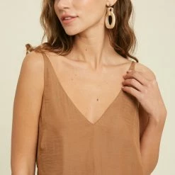 Purple Door Boutique New Arrivals Every Girl Caramel Tank Top