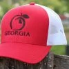 Men's Peach State Pride Trucker Hat Red White