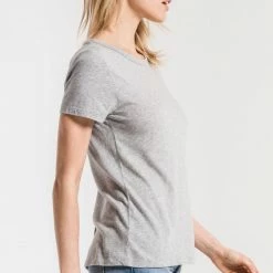 Summer SALE Z Supply 'The Perfect Crew' Tee - Heather Grey