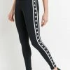 Purple Door Boutique Mono B Stars And Stripes Black Leggings