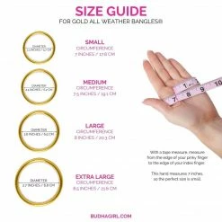 BuDhaGirl Gold All Weather Bangles BuDha Girl