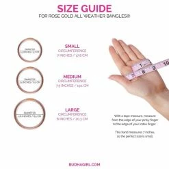 BuDha Girl BuDhaGirl Rose Gold All Weather Bangles