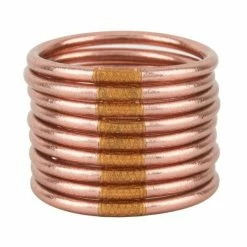 BuDha Girl BuDhaGirl Rose Gold All Weather Bangles