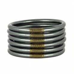 BuDhaGirl Graphite All Weather Bangles