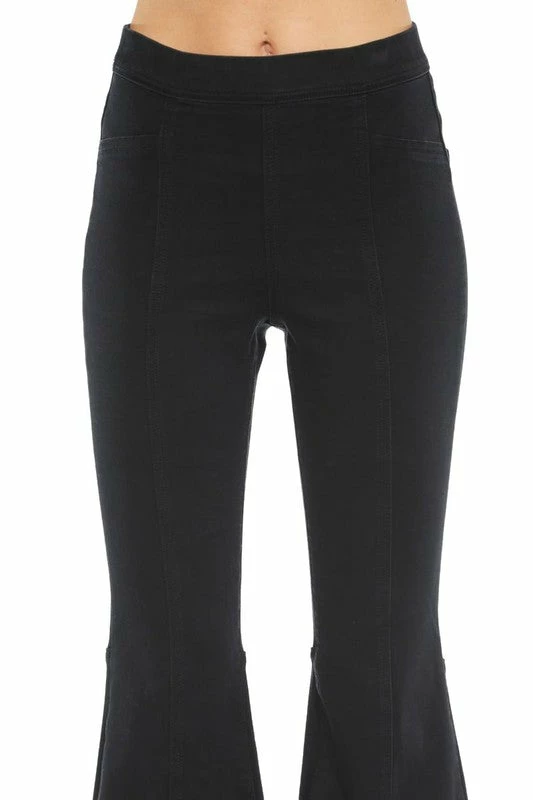 Purple Door Boutique Ladies' Cello Super Flare Black Denim Jegging 3 Purple Door Boutique Ladies' Cello Super Flare Black Denim Jegging