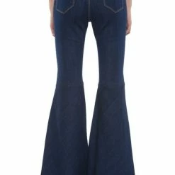Purple Door Boutique Summer SALE Cello Super Flare Dark Denim Jegging