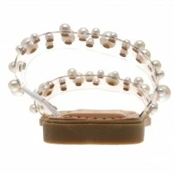 Purple Door Boutique Empress Double Strap Clear Sandals New Arrivals