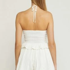 Purple Door Boutique Bridal Affairs White Romper 7 Purple Door Boutique Bridal Affairs White Romper