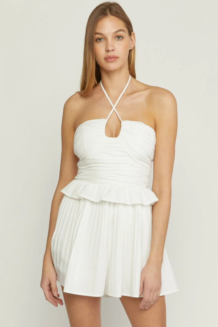 Purple Door Boutique Bridal Affairs White Romper 1 Purple Door Boutique Bridal Affairs White Romper