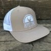 Men's Scout Four Outdoors 'Avery' Trucker Hat - Khaki/White