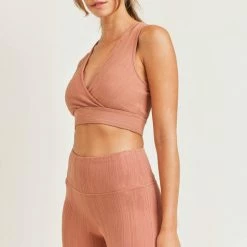 Purple Door Boutique Hazel Mono B Jacquard Sports Bra New Arrivals