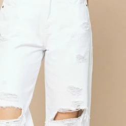 Hidden Jeans White Logan Dad Jeans Summer SALE