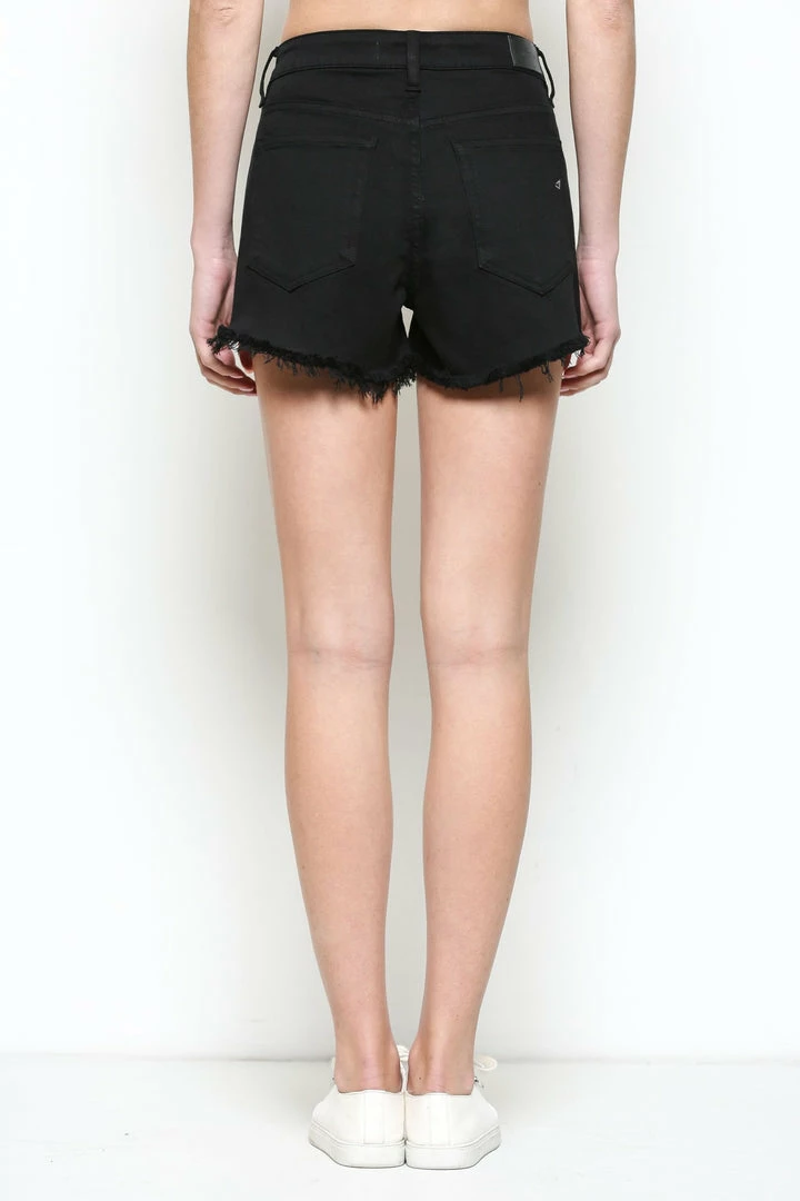 Hidden Jeans Sophie Black Button Fly Shorts 3 Hidden Jeans Sophie Black Button Fly Shorts