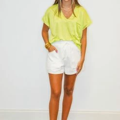 Purple Door Boutique Summer Best Lime Satin Top 7 Purple Door Boutique Summer Best Lime Satin Top