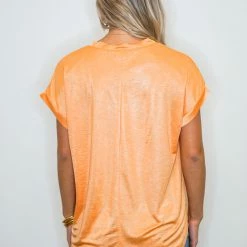 Purple Door Boutique Summer Best Mango Satin Top New Arrivals