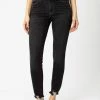 Kan Can Jeans Kan Can High Rise Washed Black Ankle Skinny Jeans