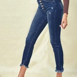 Kan Can Jeans Kan Can Button Fly Skinny Jeans