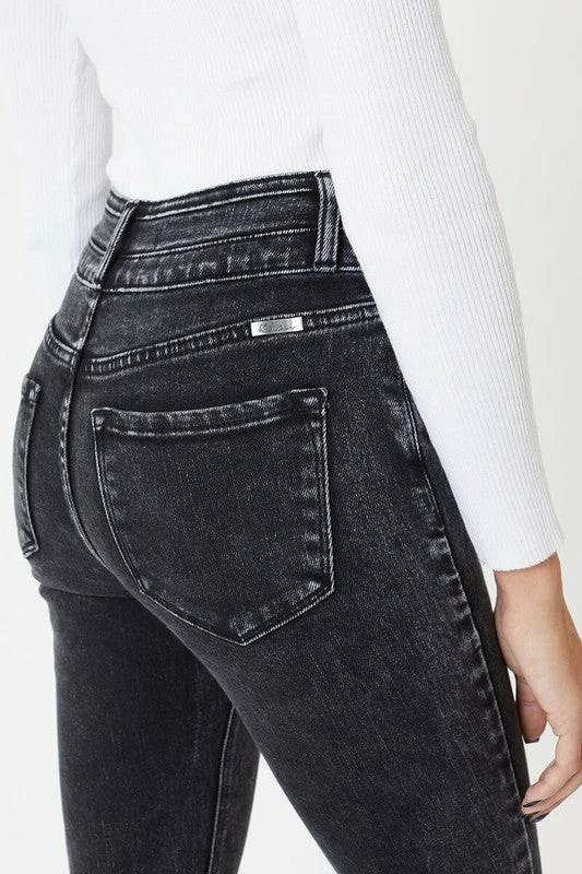 Ladies' Kan Can Ultra High Rise Black Flare Jeans 3 Ladies' Kan Can Ultra High Rise Black Flare Jeans