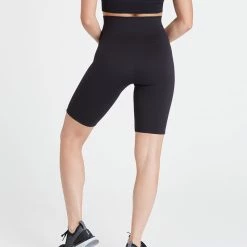 Spanx Look At Me Now Black Bike Shorts