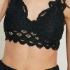 Purple Door Boutique Ladies' Lace In Love Padded Black Bralette