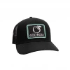 Peach State Pride Georgia Patch Trucker Hat - Black & Mint Hats