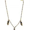 Jewelry Kristalize 'Adler' Choker Necklace - Black/Gold