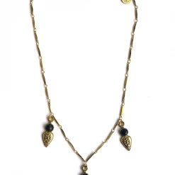 Jewelry Kristalize 'Adler' Choker Necklace - Black/Gold