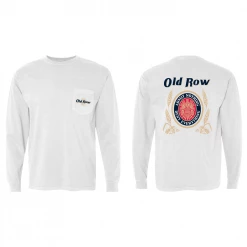 Old Row 'Retro Can' Long Sleeve - White T-Shirts