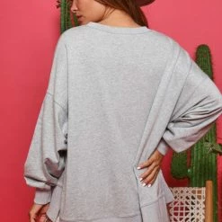 Purple Door Boutique Made In America Patch Sweatshirt New Arrivals