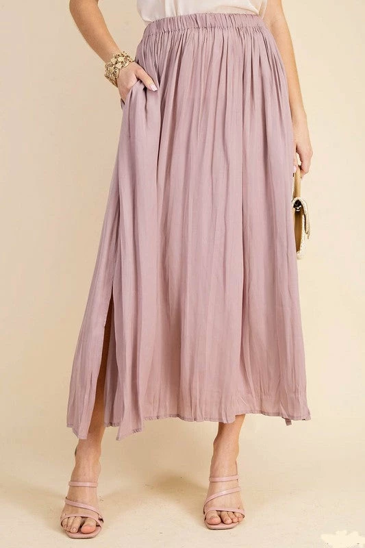 Purple Door Boutique Timeless Impression Mauve Maxi Skirt New Arrivals 1 Purple Door Boutique Timeless Impression Mauve Maxi Skirt New Arrivals