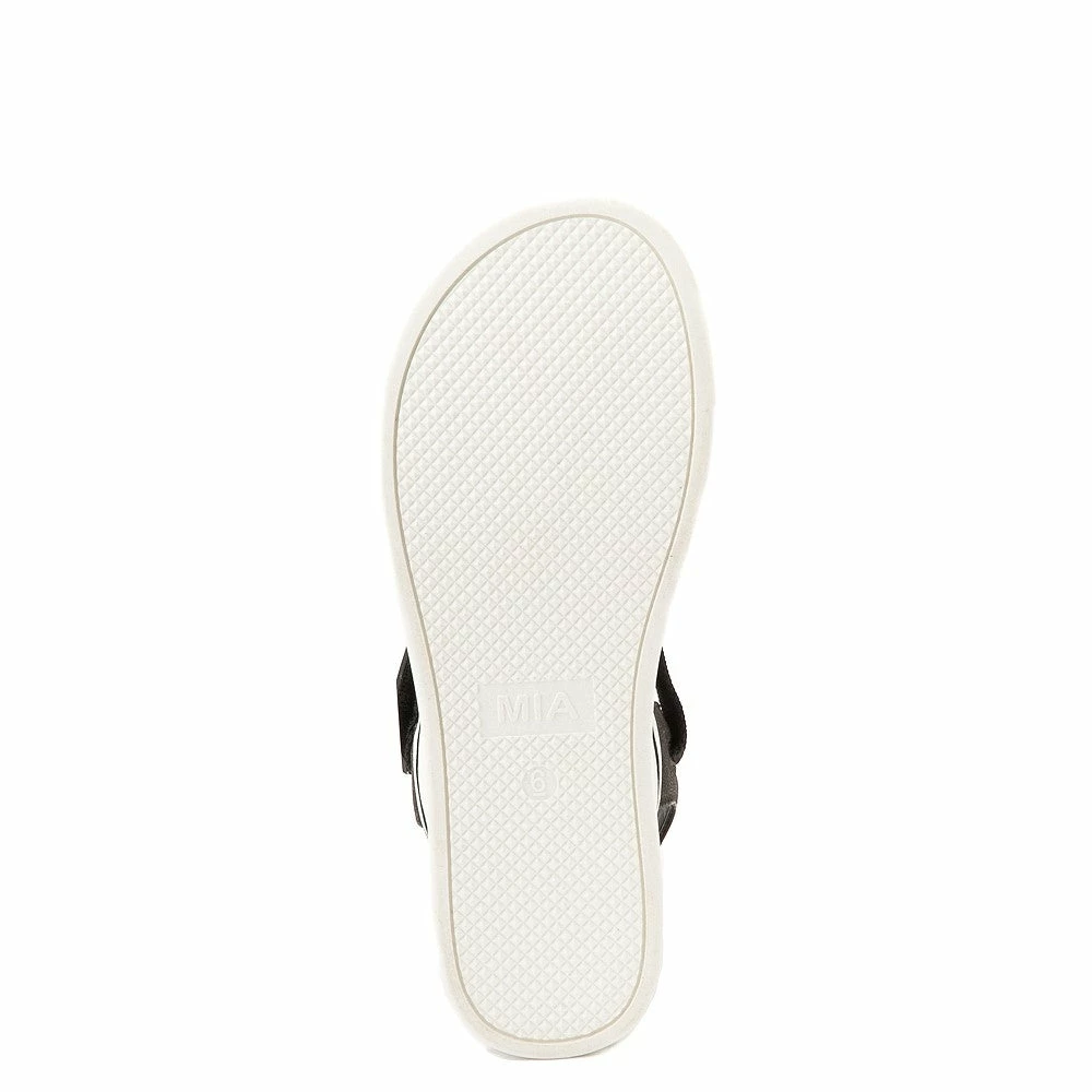 Mia Odelia Black Wedge Sandals 5 Mia Odelia Black Wedge Sandals