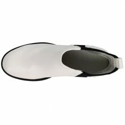 Mia Shoes Colten White Ankle Booties