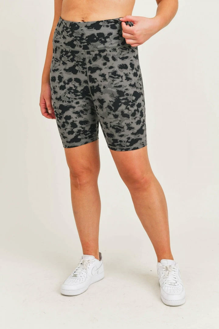 Mono B Athleisure Mono B Spotted Jacquard Biker Shorts Ladies' 4 Mono B Athleisure Mono B Spotted Jacquard Biker Shorts Ladies'