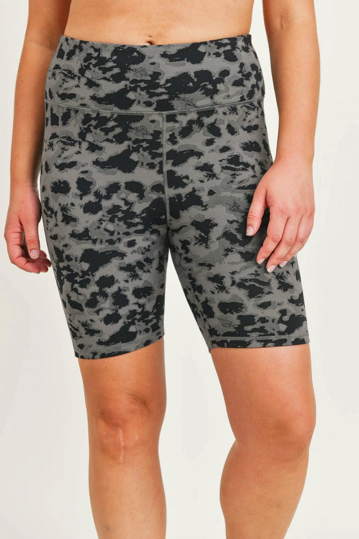 Mono B Athleisure Mono B Spotted Jacquard Biker Shorts Ladies' 1 Mono B Athleisure Mono B Spotted Jacquard Biker Shorts Ladies'