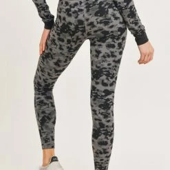 Mono B Athleisure Mono B Spotted Jacquard Leggings 5 Mono B Athleisure Mono B Spotted Jacquard Leggings