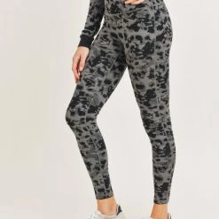 Mono B Athleisure Mono B Spotted Jacquard Leggings