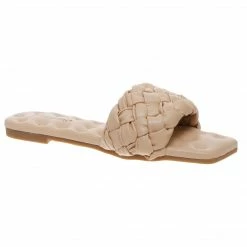 Purple Door Boutique Starling Nude Braided Sandals Summer SALE