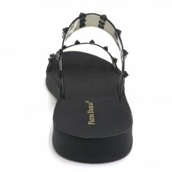 Purple Door Boutique Swimwear Captiva Studded Black Sandals