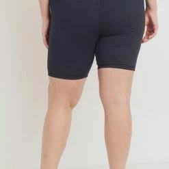 Mono B Athleisure Mono B On The Move Black Biker Shorts Ladies'