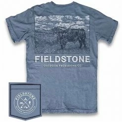 Fieldstone Outdoors Long Horn Short Sleeve T-Shirt