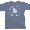 Peach State Pride Georgia Motto Blue Jean T Shirt