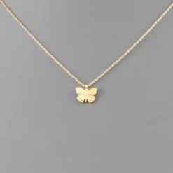 Purple Door Boutique Jewelry The Dainty Gold Butterfly Necklace