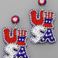 Purple Door Boutique Sweet Land Of Liberty Earrings Jewelry