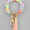 Purple Door Boutique Multicolor Chain Bracelet Keychain Accessories/Gifts
