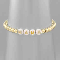 Purple Door Jewelry Mama Gold Ball Bracelet