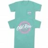T-Shirts Old Row 'Rad Chicks' Short Sleeve - Chalky Mint