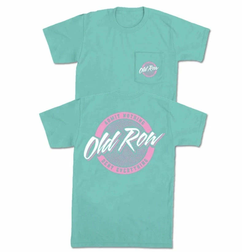 T-Shirts Old Row 'Rad Chicks' Short Sleeve - Chalky Mint 1 T-Shirts Old Row 'Rad Chicks' Short Sleeve - Chalky Mint