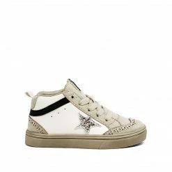 Shu Shop Shoes Toddler Paulina Off White Mid High Top Sneakers